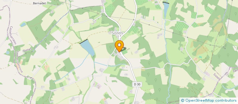 localisation de l'entreprise MONSIEUR PAUL BEDIN  SISTELS