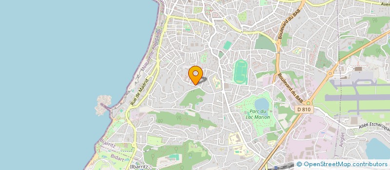 localisation de l'entreprise MONSIEUR PAUL BEGUE à BIARRITZ