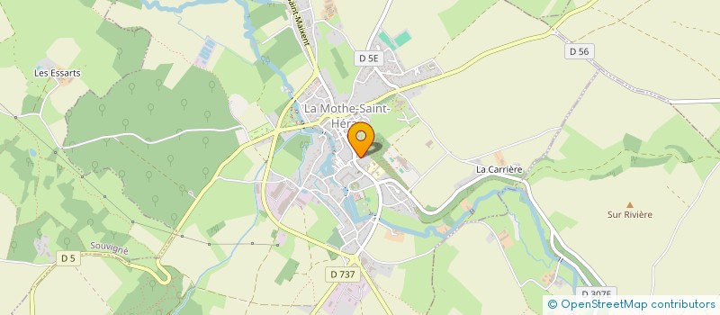 localisation de l'entreprise MONSIEUR PAUL BELICHA  LA MOTHE-SAINT-HERAY