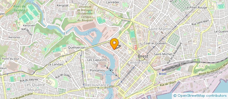 localisation de l'entreprise MONSIEUR PAUL BELLENGER à BREST