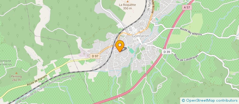 localisation de l'entreprise MONSIEUR PAUL BELMONDO à GONFARON