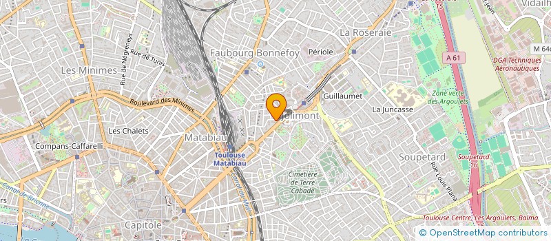 localisation de l'entreprise MONSIEUR PAUL BENAIM à TOULOUSE