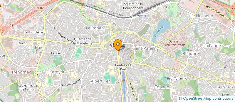 localisation de l'entreprise MONSIEUR PAUL BENEAT à VANNES