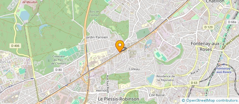 localisation de l'entreprise MONSIEUR PAUL BENGUIGUI à CLAMART