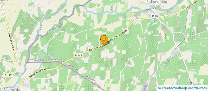 localisation de l'entreprise MONSIEUR PAUL BENIMELLI  RICHERENCHES