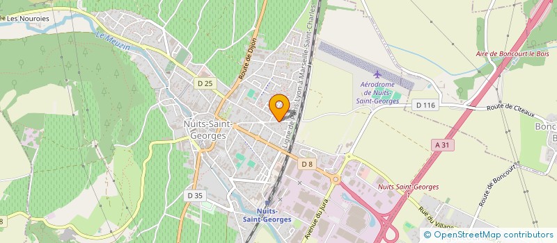 localisation de l'entreprise MONSIEUR PAUL BENOIT-GUYOD à NUITS-SAINT-GEORGES