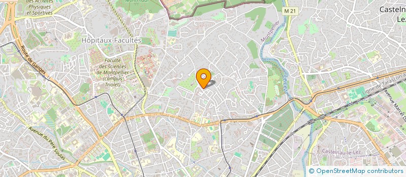 localisation de l'entreprise MONSIEUR PAUL BENOS à MONTPELLIER