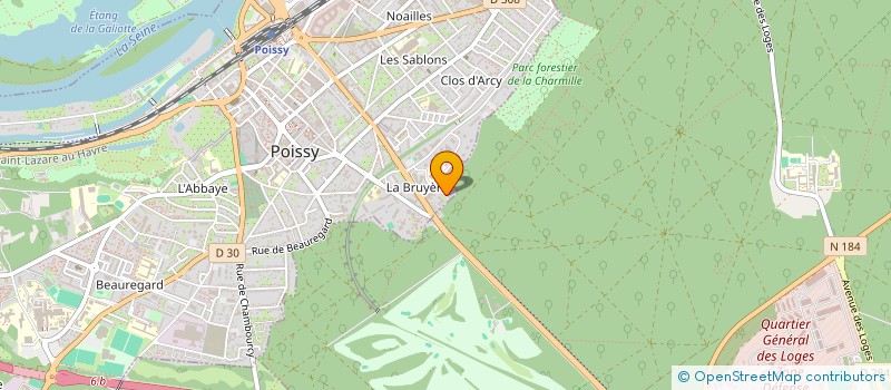 localisation de l'entreprise MONSIEUR PAUL BERASATEGUI  POISSY