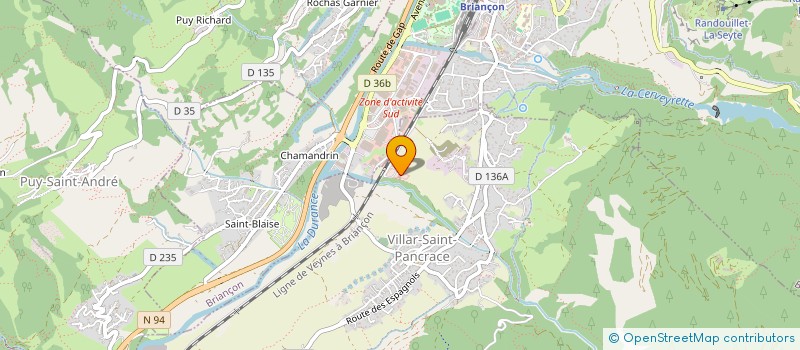 localisation de l'entreprise MONSIEUR PAUL BERAUD  VILLAR-SAINT-PANCRACE