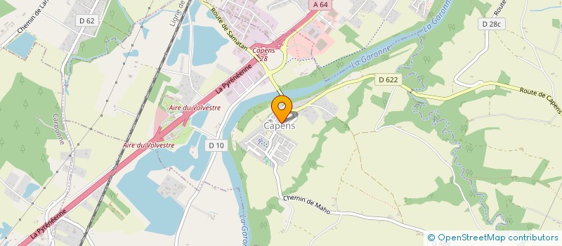 localisation de l'entreprise MONSIEUR PAUL BERGE  CAPENS