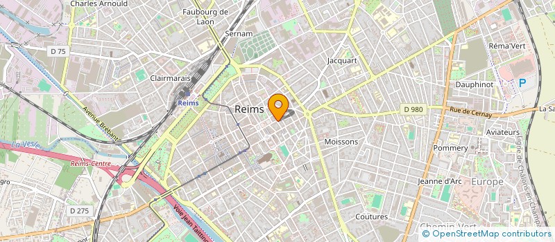 localisation de l'entreprise MONSIEUR PAUL BERGEOT  REIMS