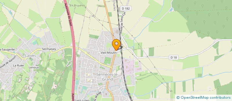 localisation de l'entreprise MONSIEUR PAUL BERGER  SENNECEY-LE-GRAND