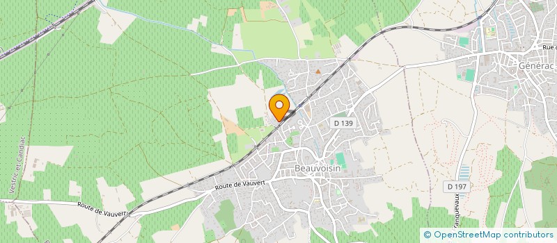 localisation de l'entreprise MONSIEUR PAUL BERGOUNHON  BEAUVOISIN