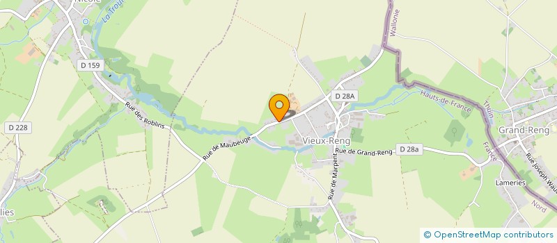 localisation de l'entreprise MONSIEUR PAUL BERLANGER  VILLERS-SIRE-NICOLE