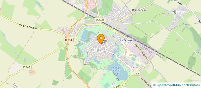 localisation de l'entreprise MONSIEUR PAUL BERNACHON  LE QUESNOY