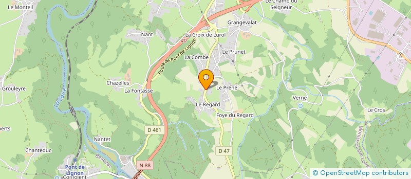 localisation de l'entreprise MONSIEUR PAUL BERNARD à MONISTROL-SUR-LOIRE