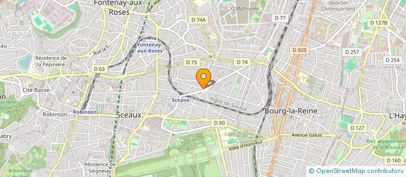 localisation de l'entreprise MONSIEUR PAUL BERNARD à SCEAUX