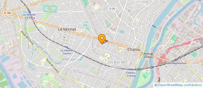 localisation de l'entreprise MONSIEUR PAUL BERRET  CHATOU