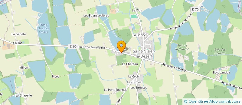 localisation de l'entreprise MONSIEUR PAUL BERRIER à CHATILLON-LA-PALUD