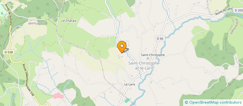localisation de l'entreprise MONSIEUR PAUL BERRUYER à ST CHRISTOPHE ET LE LARIS