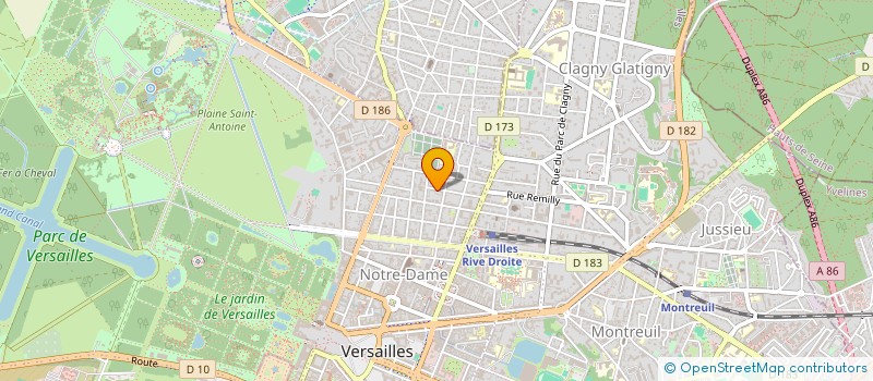 localisation de l'entreprise MONSIEUR PAUL BERTIN à VERSAILLES