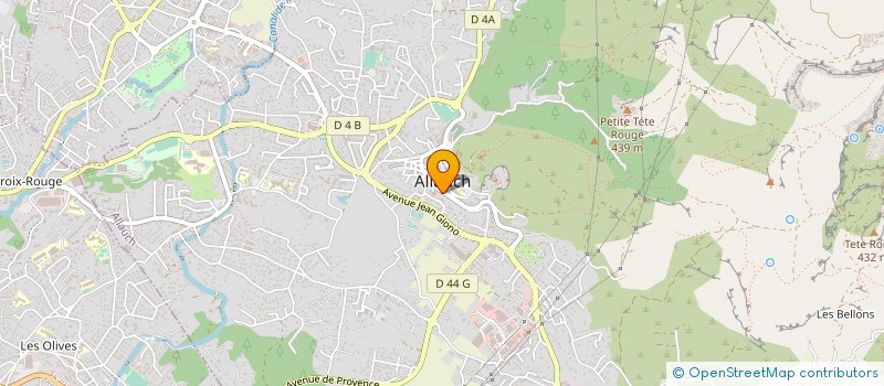 localisation de l'entreprise MONSIEUR PAUL BERTOLINO  ALLAUCH