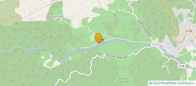 localisation de l'entreprise MONSIEUR PAUL BERTOLOTTO  GRIMAUD