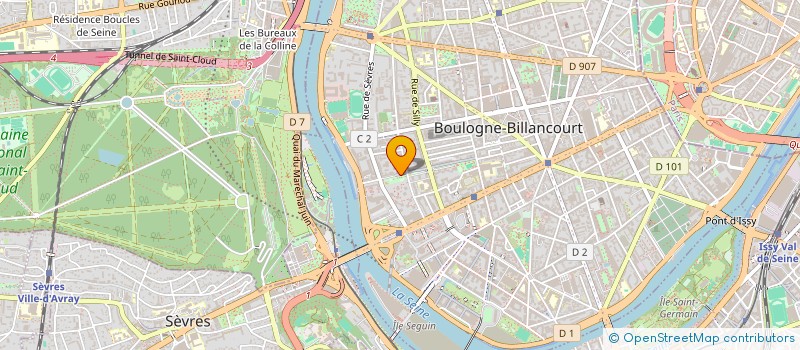 localisation de l'entreprise MONSIEUR PAUL BESSINE à BOULOGNE-BILLANCOURT