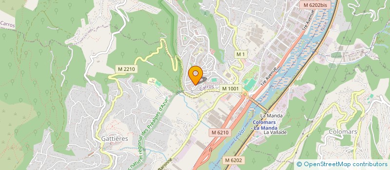 localisation de l'entreprise MONSIEUR PAUL BETHENCOURT à CARROS