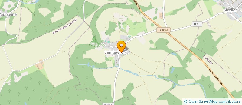 localisation de l'entreprise MONSIEUR PAUL BETREMIEUX  SAINTE-CROIX