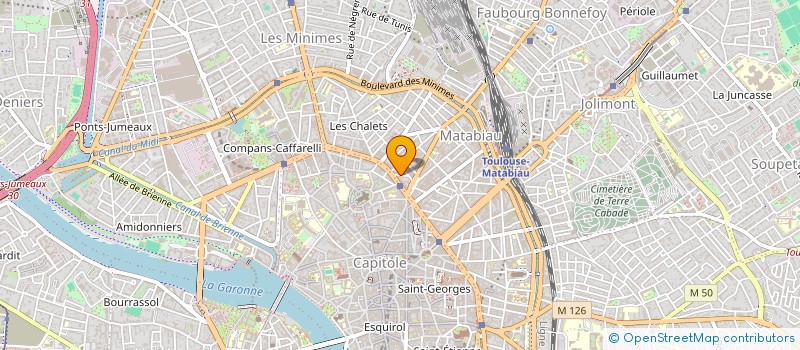 localisation de l'entreprise MONSIEUR PAUL BEYNE  TOULOUSE