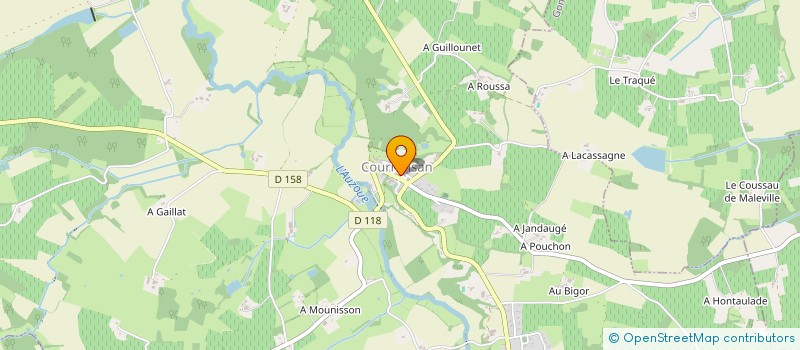 localisation de l'entreprise MONSIEUR PAUL BIEUSANS  LAGRAULET-DU-GERS