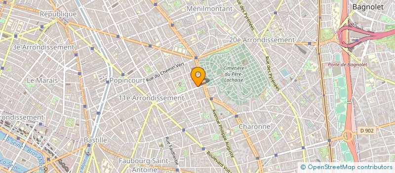 localisation de l'entreprise MONSIEUR PAUL BILLAUD à PARIS