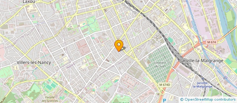 localisation de l'entreprise MONSIEUR PAUL BILLIOTTE  NANCY