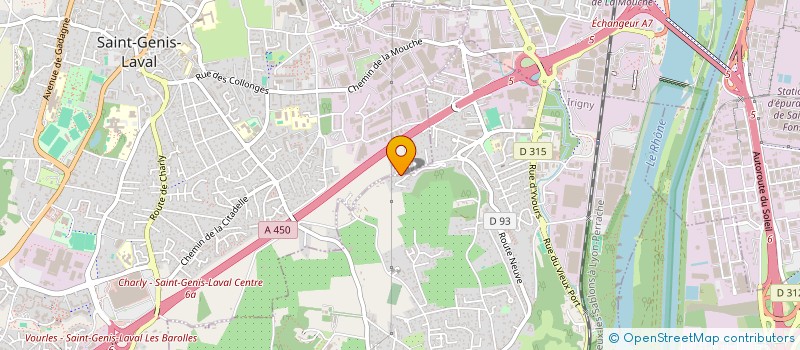 localisation de l'entreprise MONSIEUR PAUL BILLOTET  SAINT-GENIS-LAVAL