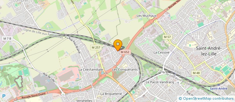 localisation de l'entreprise MONSIEUR PAUL BINET à LAMBERSART