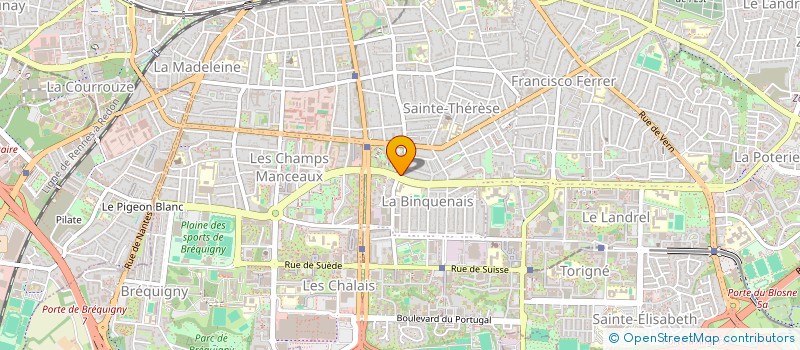 localisation de l'entreprise MONSIEUR PAUL BIRDEN  RENNES