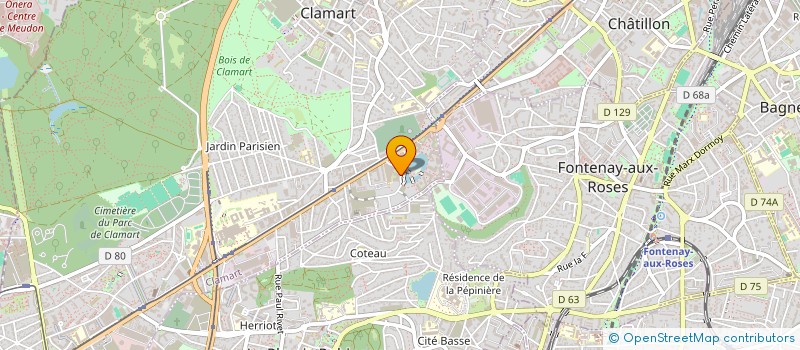 localisation de l'entreprise MONSIEUR PAUL BIRON à CLAMART