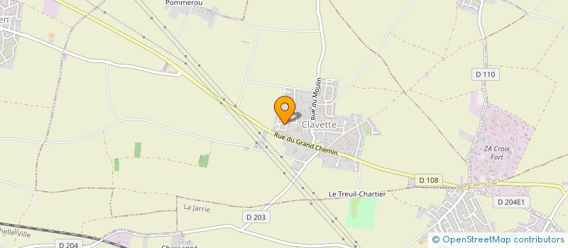 localisation de l'entreprise MONSIEUR PAUL BITAUDEAU  VOUILLE