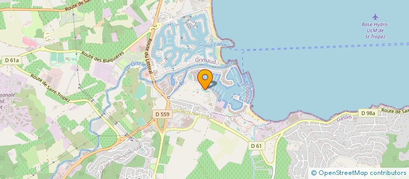 localisation de l'entreprise MONSIEUR PAUL BITON  COGOLIN