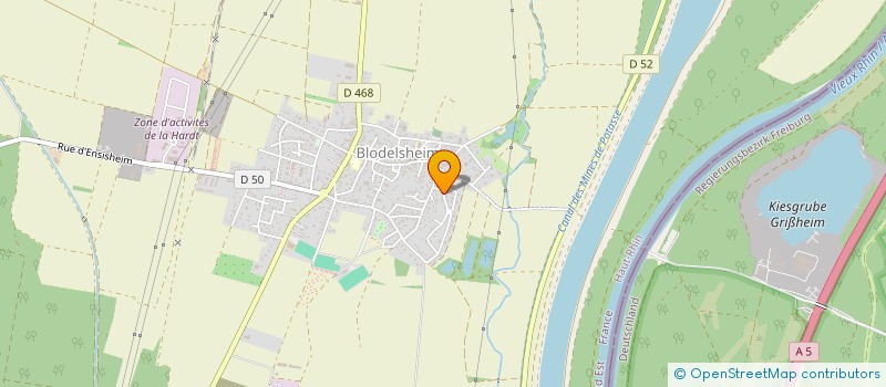 localisation de l'entreprise MONSIEUR PAUL BITZBERGER  RUMERSHEIM-LE-HAUT