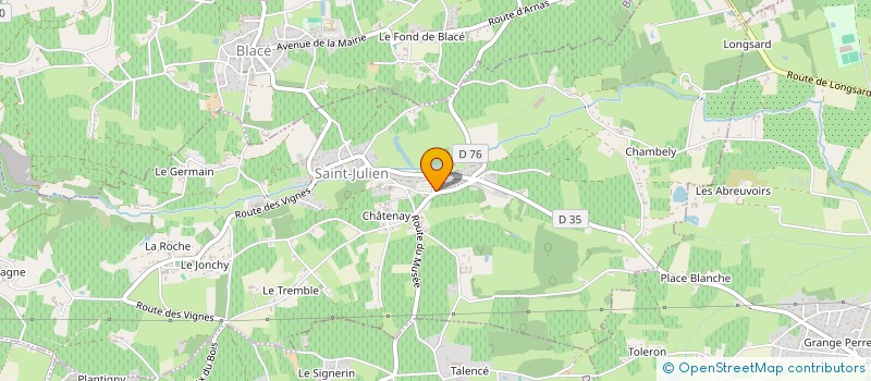 localisation de l'entreprise MONSIEUR PAUL BLANC à PORTE-DES-PIERRES-DOREES