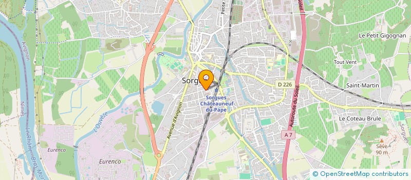 localisation de l'entreprise MONSIEUR PAUL BLANES à SORGUES