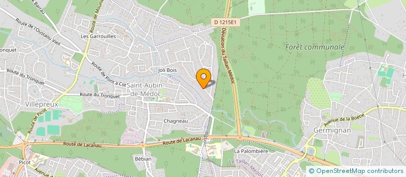 localisation de l'entreprise MONSIEUR PAUL BLAZQUEZ  SAINT-AUBIN-DE-MEDOC