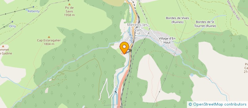 localisation de l'entreprise MONSIEUR PAUL BLAZY à MERENS-LES-VALS