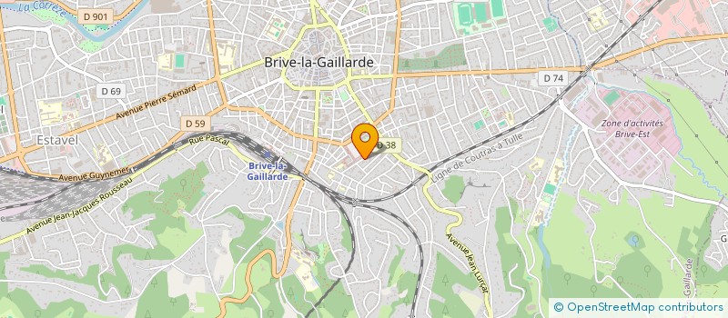 localisation de l'entreprise MONSIEUR PAUL BLONDEL  BRIVE-LA-GAILLARDE