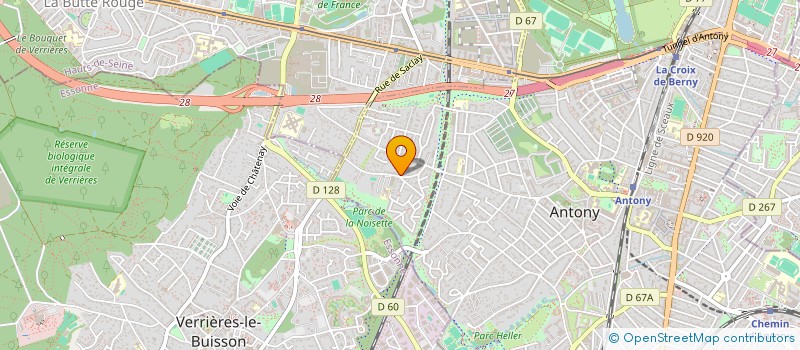 localisation de l'entreprise MONSIEUR PAUL BLOUET à ANTONY