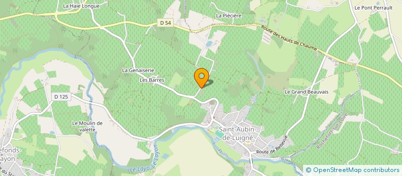 localisation de l'entreprise MONSIEUR PAUL BLOUIN  ROCHEFORT-SUR-LOIRE