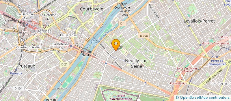 localisation de l'entreprise MONSIEUR PAUL BODILSEN à NEUILLY-SUR-SEINE