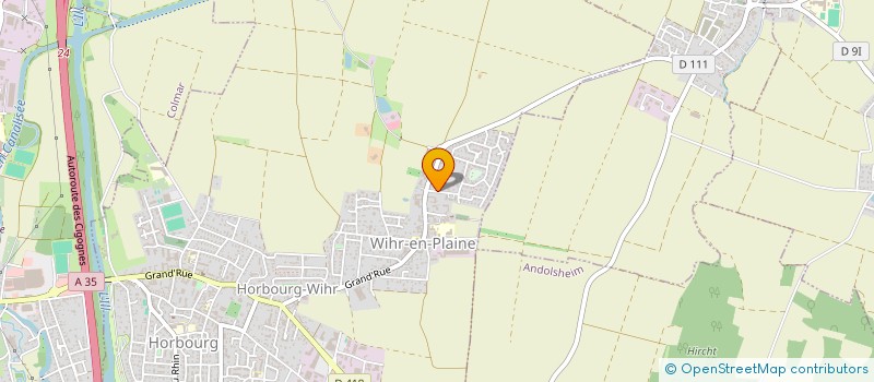 localisation de l'entreprise MONSIEUR PAUL BOEGLER  HORBOURG-WIHR